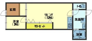 MAIZON AZUMA【104号室】の間取り