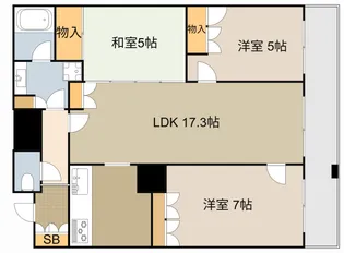 ザ・香里園タワー【1807号室】の間取り
