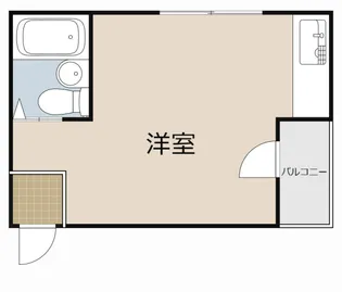 ドミシル萱島【1階】の間取り