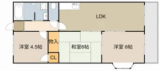 レジデンス緑ヶ丘【1階】の間取り