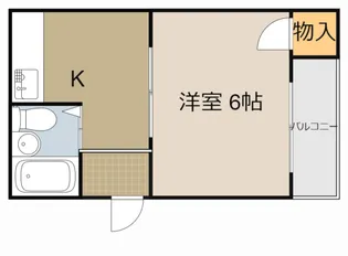 ドリームハイツ宮前【2階】の間取り