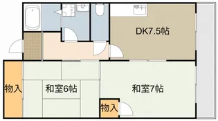 クレール白鳩【4階】の間取り