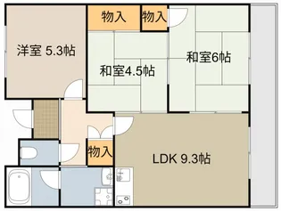 サンヴェール萱島【2階】の間取り