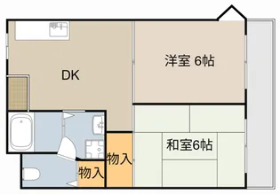 ライフ・ハイツ守口【6階】の間取り