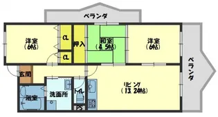 カサグランデ【5階】の間取り