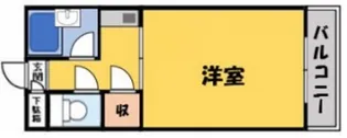 ロータリーマンション萱島西【5階】の間取り