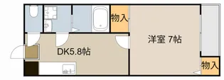 K‘sマンション【1階】の間取り