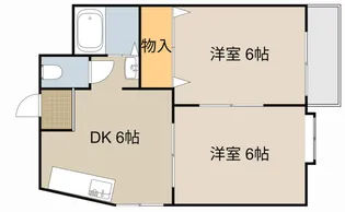 吉川マンション【202号室】の間取り