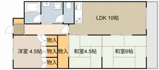 ホーユウパレス寝屋川【303号室】の間取り