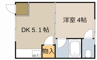 東北第4マンション【207号室】の間取り