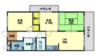 グランデール【2階】の間取り
