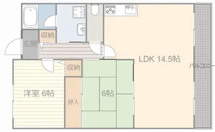 ヴィオラアトリオ【1階】の間取り