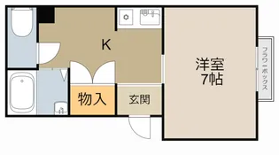 K・メゾンドール辻【2階】の間取り