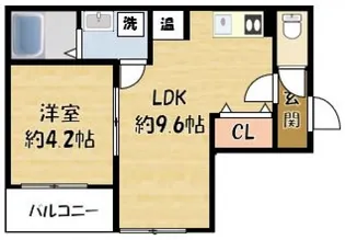 STARMAISON寝屋川【3階】の間取り