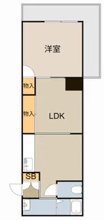 平成ハイツ【201号室】の間取り