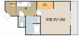 リヴィックスマンション【5階】の間取り