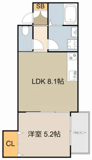 INOVE門真野里South【1階】の間取り