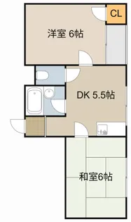 下木田マンション【4階】の間取り