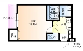 フジパレス向島町Ⅱ番館【1階】の間取り