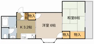 レインフォレスト【2階】の間取り