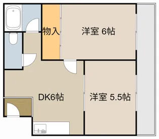 桜木マンション【5A号室】の間取り