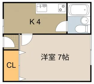 イーストイン【1階】の間取り