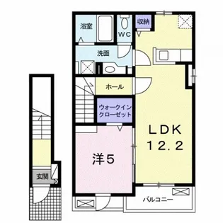 デスパシオ【202号室】の間取り