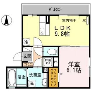 グランドソレイユ【3階】の間取り