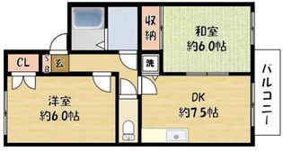 セピアハイツ【2階】の間取り