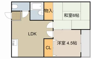 ベルメゾン中西【302号室】の間取り