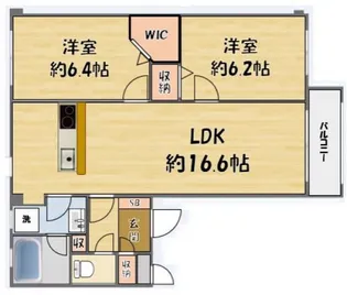 グランシャリオ【1階】の間取り