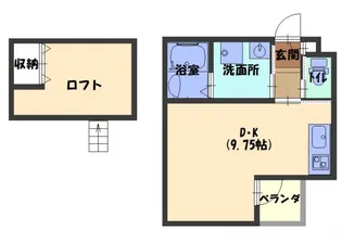 F8石津【2階】の間取り