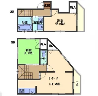T−House守口【202号室】の間取り