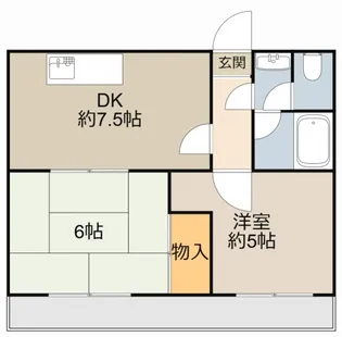 ケイプラザ金田【5階】の間取り