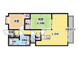 グレイシィーK・Y【5階】の間取り