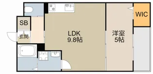 ALLIER PARK下木田【1階】の間取り