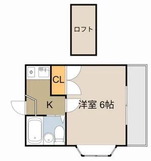 フラワーハイツ【202号室】の間取り