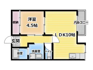 なるなるビル【307号室】の間取り