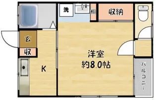 コーポ秋【2階】の間取り