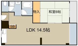 シティライフ竹川【2階】の間取り