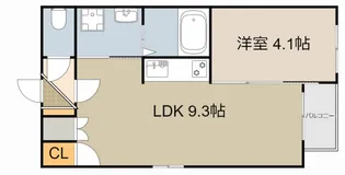 F asecia Aello【3階】の間取り