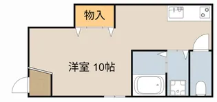 プレミアム寝屋川【201号室】の間取り
