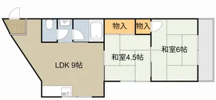 マンション島村【207号室】の間取り