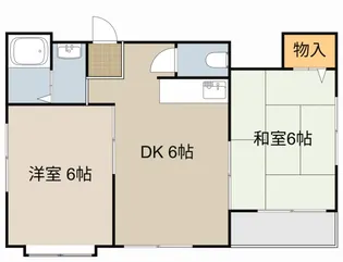 プチメゾンバーベナ【201号室】の間取り