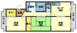 マーブルコート【1階】の間取り