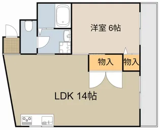 エイト寝屋川マンション【2階】の間取り