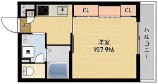 リブリ・カルム 大日【3階】の間取り