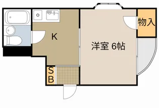 ロイヤルハイツ萱島【205号室】の間取り