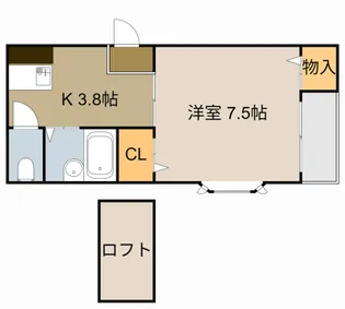ル・シリウス【1階】の間取り