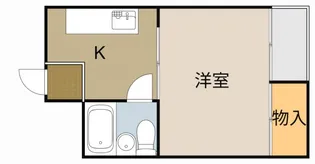 寝屋川コーポラスⅡ【202号室】の間取り